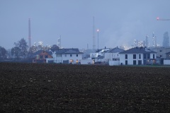 Gunvor-Raffinerie von Oberhaunstadt aus gesehen